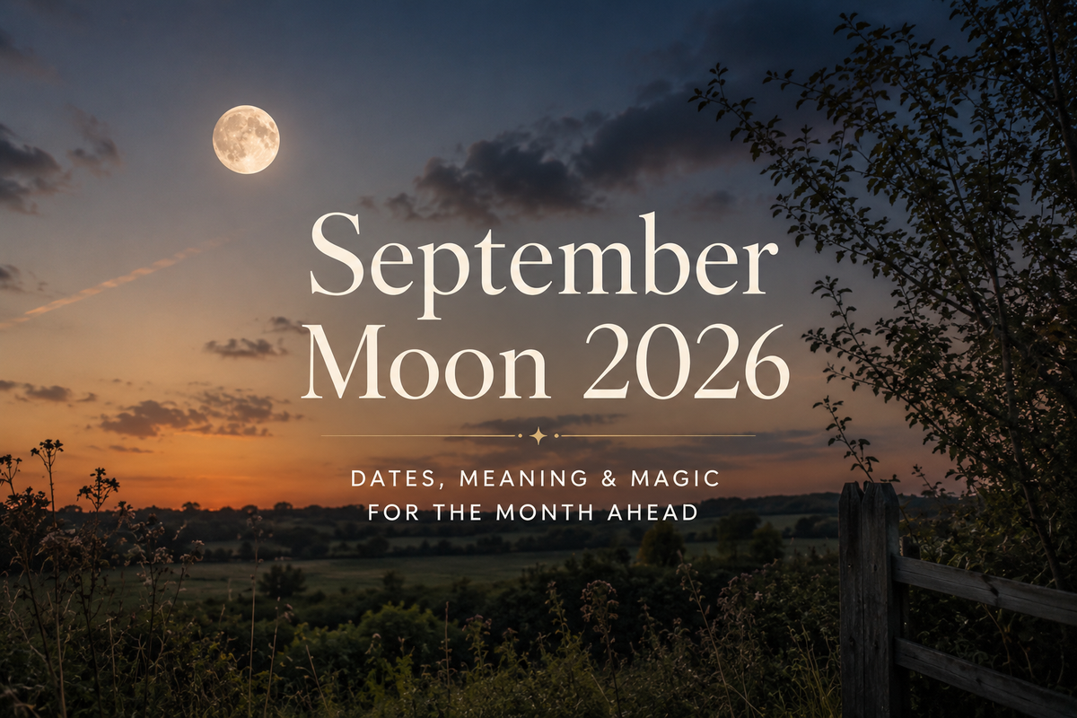 September Moon 2026 : The Harvest Moon, The Vine Moon, The Month of the Turning