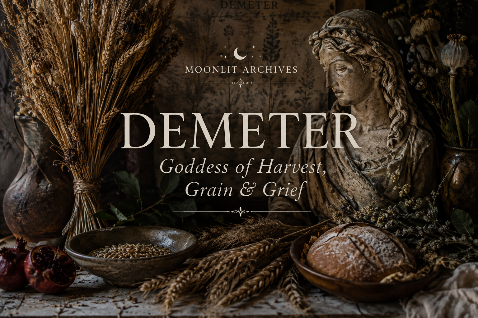 Deity Record 003 - Demeter: Goddess of Harvest, Grain & Grief