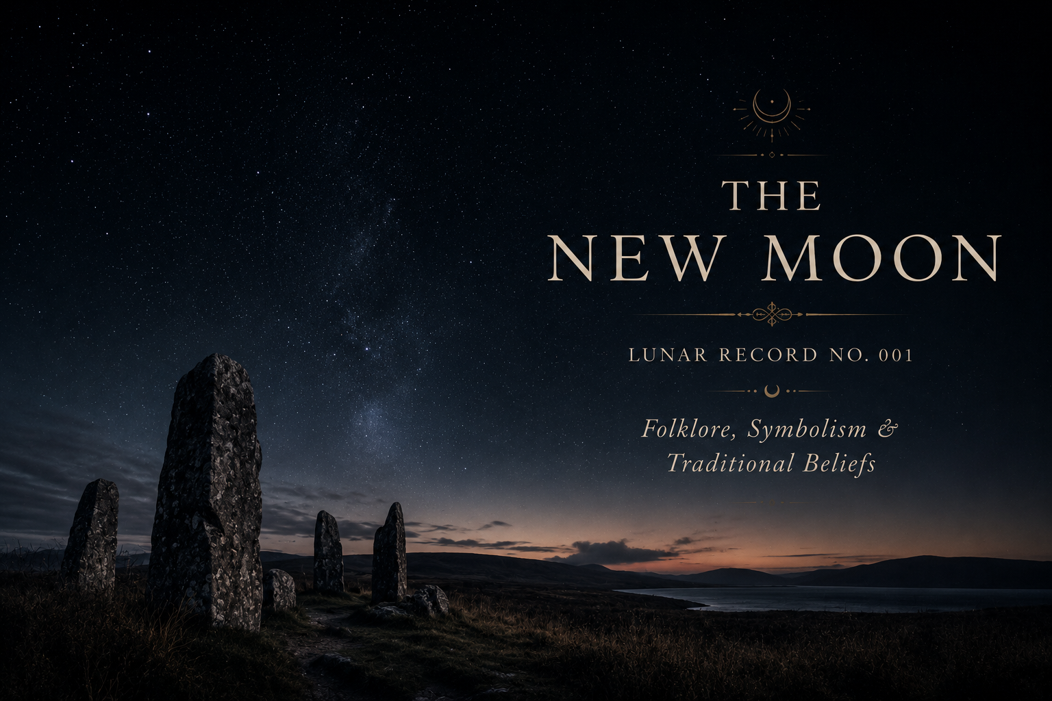 Lunar Record No. 001 - The New Moon : Folklore, Symbolism & Traditional Beliefs