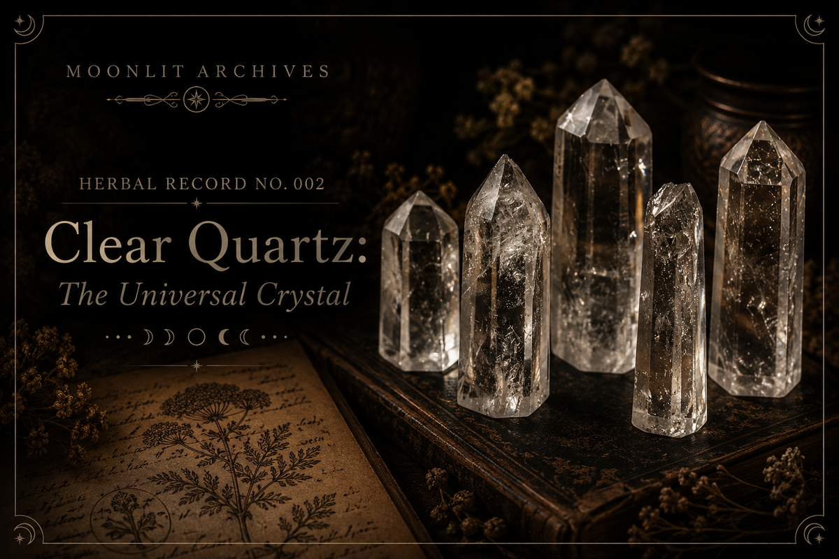 Crystal Record No. 002 - Clear Quartz