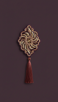 Embroidered Velvet Bookmark