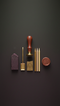Wax Seal Kit with Brass Stamp