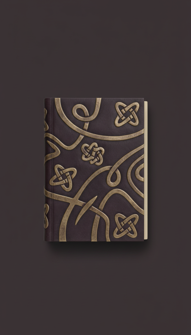 Embossed Leather-Bound Journal